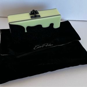 Edie Parker limited edition glow-in-the-dark SLIME clutch